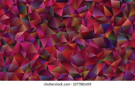 Creative illustration in halftone polygonal style with gradient.  Vector clip art.