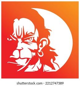 Creative illustration of Hanuman Jayanti, celebrates the birth of Lord Sri Hanuman