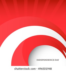 Creative illustration for independence day of Austria.