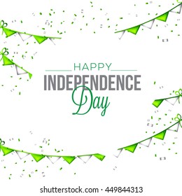 Creative illustration for independence day celebration of pakistan.