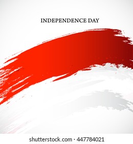 Creative illustration for independence day of indonesia.