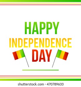 Creative illustration for independence day of mali. - Shutterstock ID 470789633