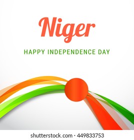 Creative illustration for independence day of niger.