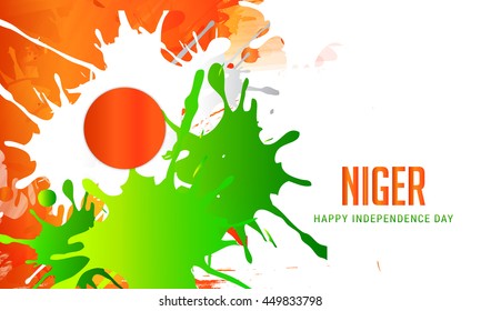 Creative illustration for independence day of niger.