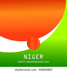 Creative illustration for independence day of niger.