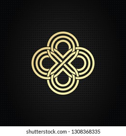 Creative illustration of infinity symbol vector
