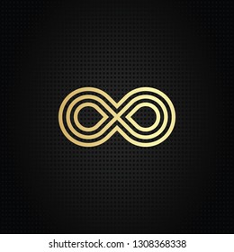 Creative illustration of infinity symbol vector