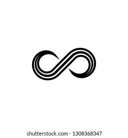 Creative illustration of infinity symbol vector