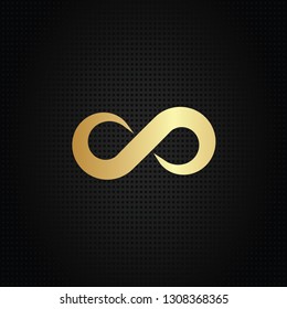 Creative illustration of infinity symbol vector