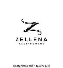 Creative Illustration luxury modern Z sign logo design template