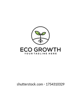 Creative illustration luxury Tree nature sign logo design vector template