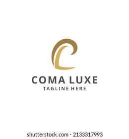 Creative Illustration modern CL sign geometric logo design template