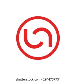 Creative Illustration modern L,N sign geometric logo design template