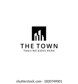 Creative illustration Modern Real Estate Property and building Construction Logo design