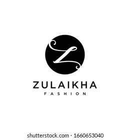 Creative Illustration modern Z sign luxury logo design template