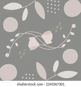 A creative illustration of a muted palette abstract background