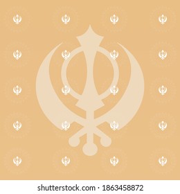 Kreative Illustration, Poster oder Banner der Guru Nanak Jayanti Feier.