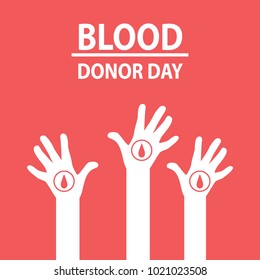 Creative illustration, poster or banner of world diabetes day awareness. Illustration for the World Blood Donor Day.