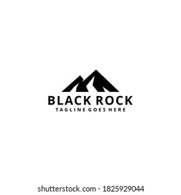 Creative Illustration Simple Mountain landscape sign vintage Logo Design Vector