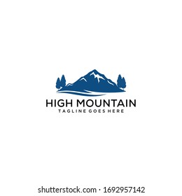 Vector de diseño de logotipos sencillos de montaña de Creative Illustración