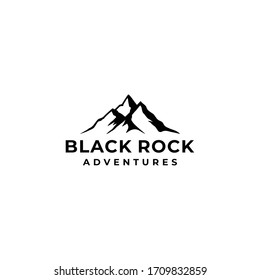 Creative Illustration Simple Mountain Logo Design Vector