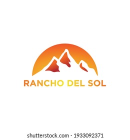 Creative Illustration Simple Mountain Logo Design Vector
