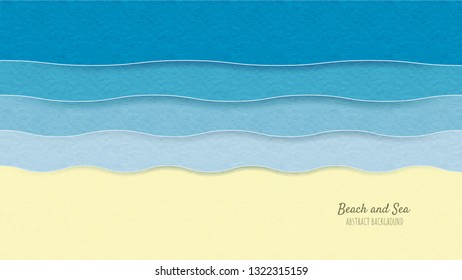 Creative illustration summer background paper cut style. Vector illustration paper art digital craft. template. poster. advertising board. flyer. brochure. voucher discount. invitation design.