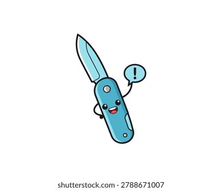 Creative Illustration of a Whimsical Multi-Tool Character in a Playful Style
