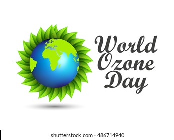 Creative illustration of  World Ozone Day.