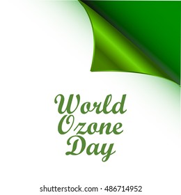Creative illustration of  World Ozone Day.