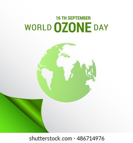 Creative illustration of  World Ozone Day.