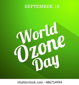 Creative illustration of  World Ozone Day.