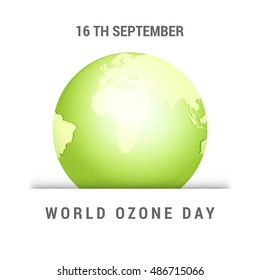 Creative illustration of  World Ozone Day.