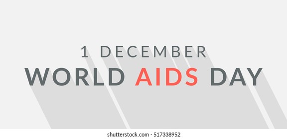 Creative illustration,banner or header of world aids day.