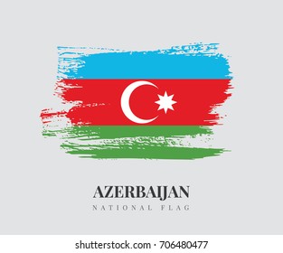 Creative illustration,banner,splash isolated or poster for independence day of Azerbaijan.