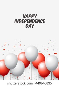Creative illustration,poster or banner for independence day celebration of indonesia.