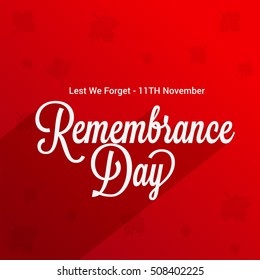 Creative illustration,poster or banner of remembrance day of Canada with poppy flowers background.