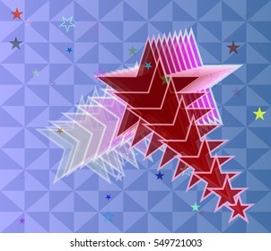 creative image around business, backdrop among fashionable cosmos vector background
