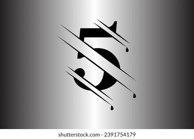 CREATIVE IMAGES OF NUMBERS WITH GRADATIONAL BACKGROUNDS. VECTOR TEMPLATE
