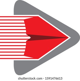 creative images of paper planes for digital technology company logo designs