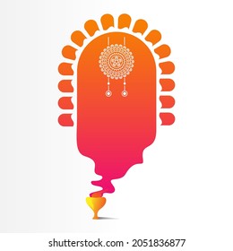 Creative Indian Festival Banner Background Design Layout Template