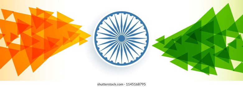 creative indian flag banner design