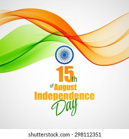 Creative Indian Independence Day concept. Vector illustration EPS 10