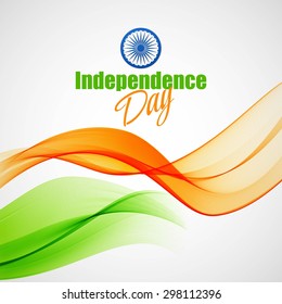 Concepto creativo del Día de la Independencia de la India. Ilustración del vector EPS 10