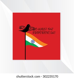 creative indian independence day concept vector 