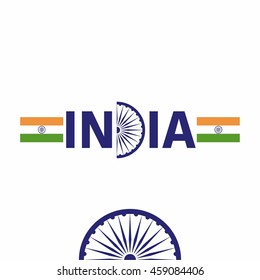 Creative Indian Independence Day, Tri Color India Freedom Day Background. 15th August Sale banner template. vector illustration