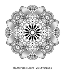 Creative indian mandala Design vector