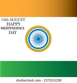 Creative Indian National Flag background , Elegant Poster, Banner or design for 15th August, Happy Independence Day celebration. - Vector