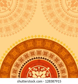 creative indian  ornament background