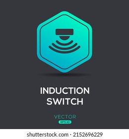 Creative (Induction switch) Icon, Vector sign.
